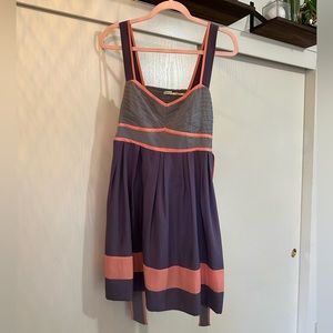 Urban Outfitters pink, purple, and gray dress, size large